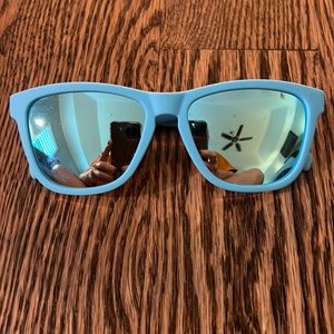 Blue Mirrored Sunglasses